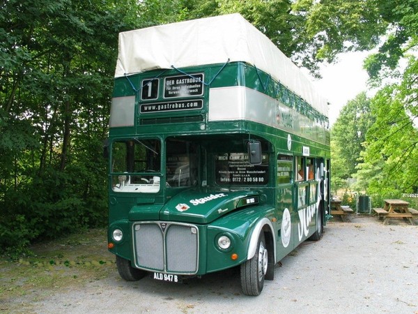 Außenansicht des Gastrobusses