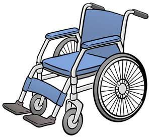 Skizze Rollstuhl