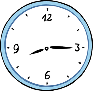 Uhr mit Ziffernblatt